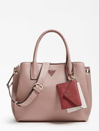 GUESS Kirby Pochette Charm Handbag - Mauve - Handbag