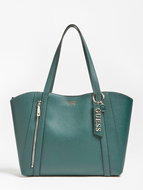 GUESS New Front Zip Shopper - Forest - Handbag