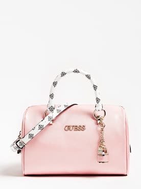 GUESS South Bay Charm Satchel Bag - Pink - Handbag - Main image