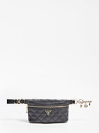 GUESS Cessy Quilted Belt Bag - Black - Bum Bag