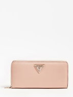 GUESS Becca Long Zipper Pull Wallet - Blush Multi - Wallet