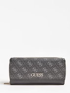 GUESS Camy 4g Logo Colour-Block Wallet - Coal Multi - Wallet