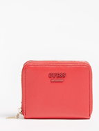 GUESS Noelle Mini Wallet / Small Zip Around - Red - Wallet