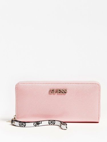 GUESS South Bay Saffiano Wallet - Pink - Wallet - Main image
