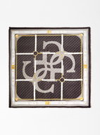 GUESS Camy 4g Logo Scarf - Coal - Kerchief