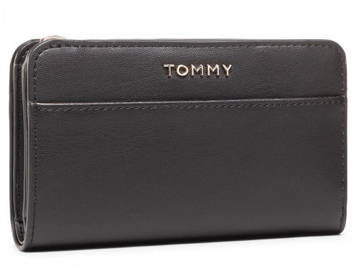 TOMMY HILFIGER Logo Wallet AM0AM08893 Black - Wallet - Main image