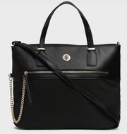 TOMMY HILFIGER Core Nylon Large Tote AW0AW06825 Black - Handbag