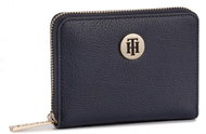 TOMMY HILFIGER The Core Compact Zip-Around Wallet AW0AW06846 Navy Blue - Wallet