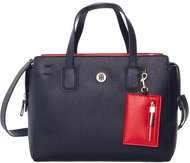 TOMMY HILFIGER Charming Tommy Satchel AW0AW07311 Navy Blue - Handbag