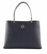 TOMMY HILFIGER The Core Medium Satchel AW0AW07685 Navy Blue - Handbag