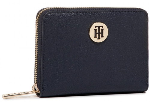 TOMMY HILFIGER The Core Medium Zip-Around Wallet AW0AW08012 Navy Blue - Wallet - Main image