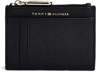 TOMMY HILFIGER Soft Turnlock Credit Card Holder AW0AW08029 Black - Pénztárca