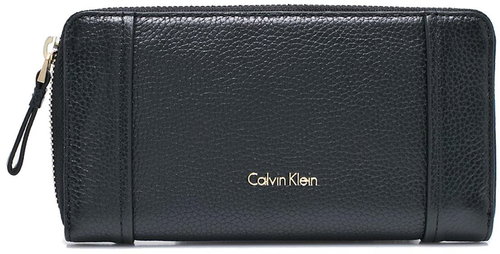 CALVIN KLEIN Large Zip-Around Wallet K60K604034201 Black - Wallet - Main image