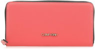 CALVIN KLEIN Logo Must Zip-Around Wallet K60K606655XA4 Coral - Wallet