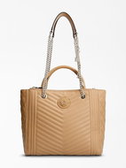 GUESS Lida society satchel - beige - Handbag