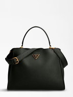 GUESS Downtown chic lrg trnlck stchl - black - Handbag