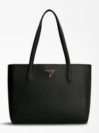 GUESS Downtown chic turnlock tote - black - Handbag