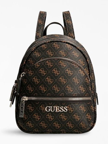 GUESS Manhattan Small Backpack - Brown - Backpack - Main image