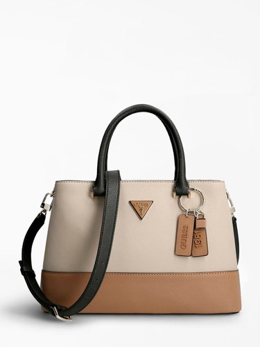 GUESS Cordelia luxury satchel - natural multi - Handbag - Main image