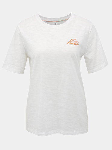 Bílé tričko ONLY Bone - Tričko - Hlavní obrázek