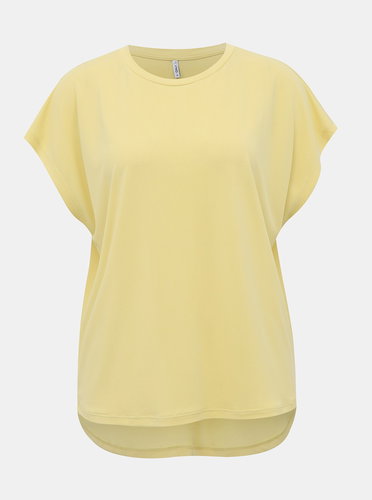 Light yellow basic t-shirt ONLY Free Life S - T-Shirt - Main image