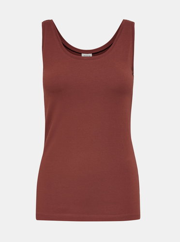 Brown basic tank top Jacqueline de Yong Imola M - Tank Top - Main image