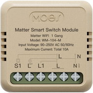 MOES Mini Matter Wifi Smart Switch 1gang - Spínač