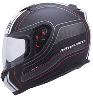 MT HELMETS SV Raceline (black matt / red / white, size M) - Motorbike Helmet