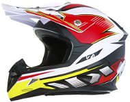 ZED X1.9 (white / black / red / yellow, size L) - Motorbike Helmet
