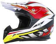 ZED X1.9D, children&#39;s (white / black / red / yellow, size L) - Motorbike Helmet