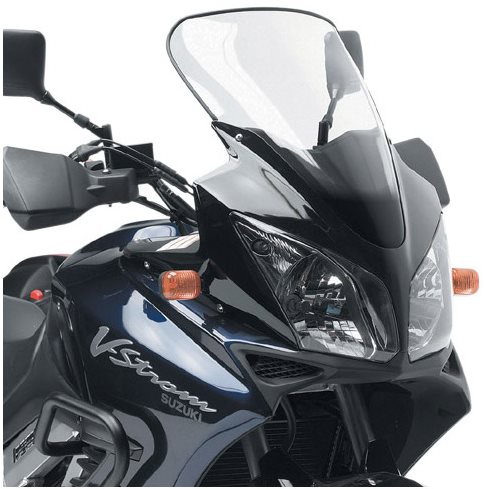 GIVI D 255ST clear plexus Suzuki DL 1000 V-STROM (02-03) - Motorcycle Plexiglass - Main image