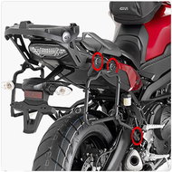 GIVI PLR 2122 Tube carrier Yamaha MT-09 Tracer 850 (15-17) EASY FIT for side. suitcases - DEMONTOVATELN - Installation Kit