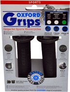 OXFORD grips Sport, (black rubber, hard rubber medium, pair) - Motorbike Grips