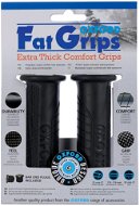 OXFORD grips Fat grips, (black rubber, hard rubber medium, pair) - Motorbike Grips