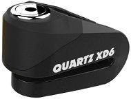 OXFORD zámok kotúčovej brzdy Quartz XD6, (čierny, priemer čapu 6 mm) - Zámok na motorku