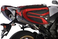 OXFORD oldalsó táskák a P50R motorkerékpárhoz (fekete / piros, 50 literes, pár) - Motoros táska