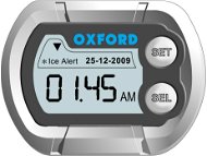 OXFORD Clock and Thermometer for Motorcycles, Waterproof, (Silver) - Digital Thermometer