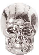 OXFORD kovové čapičky ventilčekov Skull,  (strieborná, pár) - Čiapočky na ventily