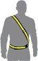 OXFORD shoulder reflex belt, (yellow fluo, size M) - Reflective Suspenders