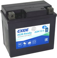 EXIDE BIKE Factory Sealed 4Ah, 12V, AGM12-5 (YTX5L-BS)  - Motobaterie