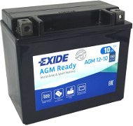 EXIDE BIKE Factory Sealed 10Ah, 12V, AGM12-10 (YTX12-BS)  - Motobaterie