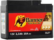Banner Bike Bull GEL 50301 / BGTR4A-S, 12V - 2,3Ah - Motobaterie