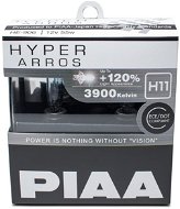 PIAA Hyper Arros 3900K H11 - 120% higher luminosity, increased brightness - Car Bulb