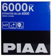PIAA Stratos Blue 6000K H7 Bulbs Twin Pack - Cold White Light with Xenon Effect - Car Bulb