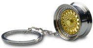 Keyring - Cast Wheel, Gold - Keychain