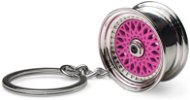 Prívesok na kľúče – liate koleso, ružové - Prívesok na kľúče