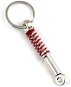Keyring - shock absorber with red spring - Keychain