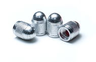 Valve caps ALU silver, 4pcs - Valve Caps