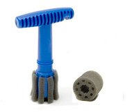 Recessed Wheel Lug Nut Cleaning & Polishing Brush - Wheel Brush