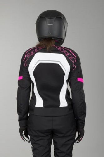 Spidi TRONIK NET (Black/Pink/White, Size S) - Motorcycle Jacket